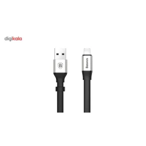 کابل تبدیل 2 کاره USB به لایتنینگ و MicroUSB باسئوس مدل Two In One به طول0.23 متر