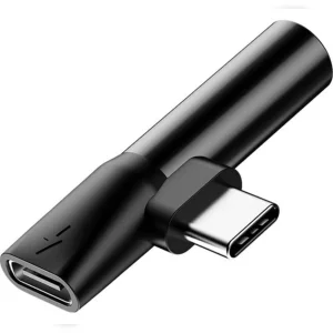مبدل USB-C به AUX/USB-C بیسوس مدل L41 مناسب برای گوشی های شیائومی