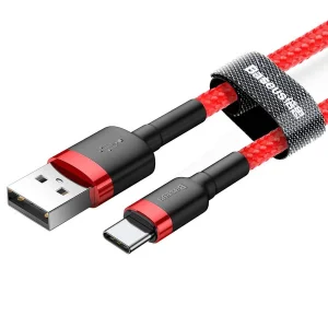 کابل تبدیل USB به USB-C بیسوس مدل CATKLF-B09 Rapid Charge Cafule طول 1 متر