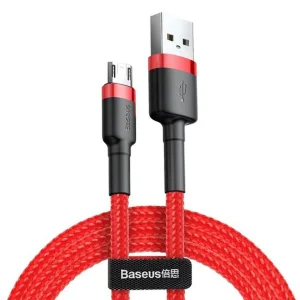 کابل تبدیل USB به microUSB باسئوس مدل CAMKLF-c09 طول 2 متر