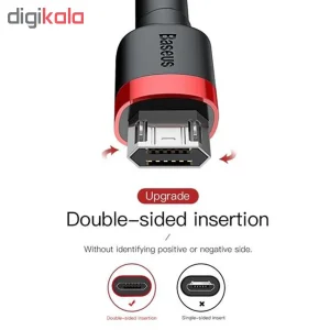 کابل تبدیل USB به microUSB باسئوس مدل CAMKLF-c09 طول 2 متر