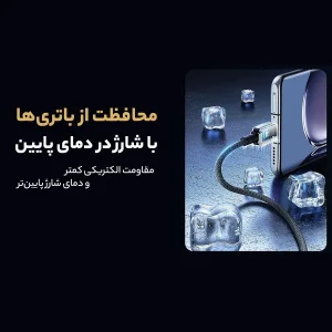 کابل تبدیل USB به لایتنینگ بیسوس مدل Unbreakable Series طول 1 متر