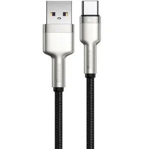 کابل تبدیل USB به USB-C باسئوس مدل CAKF HIGH CURRENT 66W طول 1 متر