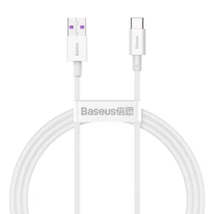 کابل تبدیل USB به USB-C باسئوس مدل Superior Series CATYS-A 6A 66W طول 2 متر