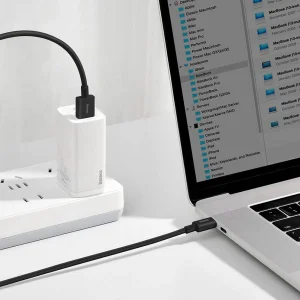 کابل تبدیل USB به USB-C باسئوس مدل Superior Series CATYS-A 6A 66W طول 2 متر