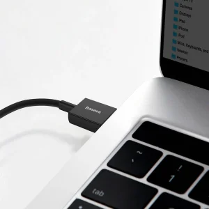 کابل تبدیل USB به USB-C باسئوس مدل Superior Series CATYS-A 6A 66W طول 2 متر