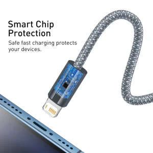 کابل تبدیل USB به لایتنینگ باسئوس مدل CALD000516 طول 2 متر