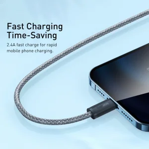 کابل تبدیل USB به لایتنینگ باسئوس مدل CALD000516 طول 2 متر