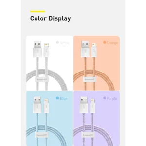 کابل تبدیل USB به لایتنینگ باسئوس مدل CALD000516 طول 2 متر