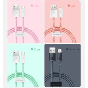 کابل تبدیل USB به لایتنینگ باسئوس مدل CALD000516 طول 2 متر