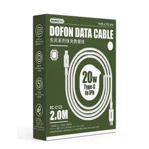 کابل تبدیل USB-C به لایتنینگ ریمکس مدل RC-C123(C-L) طول ۲ متر