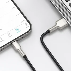 کابل تبدیل USB به لایتنینگ باسئوس مدل CALJK-A01 طول 1 متر