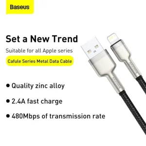 کابل تبدیل USB به لایتنینگ باسئوس مدل CALJK-A01 طول 1 متر