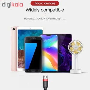 کابل تبدیل USB به microUSB باسئوس مدل CAMKLF-B09 طول 1 متر