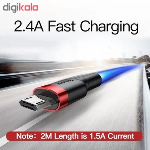 کابل تبدیل USB به microUSB باسئوس مدل CAMKLF-B09 طول 1 متر