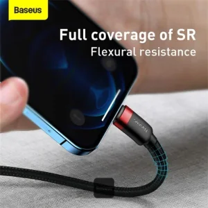 کابل تبدیل USB-C به لایتنینگ باسئوس مدل CATLKLF-91 طول 1 متر