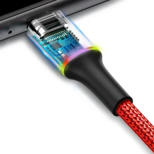 کابل تبدیل USB-C به لایتنینگ باسئوس مدل CATLKLF-91 طول 1 متر