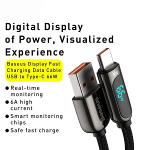کابل تبدیل USB به USB-C باسئوس مدل CASX020001 طول 1 متر