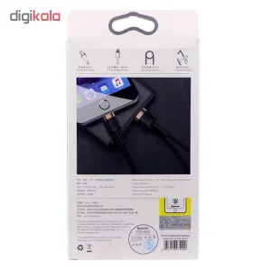 کابل USB به لایتینگ باسئوس مدل b19 به طول 1 متر