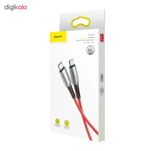 کابل USB-C باسئوس مدل CATSD-K01 طول 2 متر