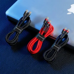 کابل تبدیل USB-C به USB-C بیسوس مدل Certified CATKLF-G91 طول 1 متر