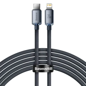 کابل تبدیل USB-C به لایتنینگ باسئوس مدل CAJY000301 طول 2 متر
