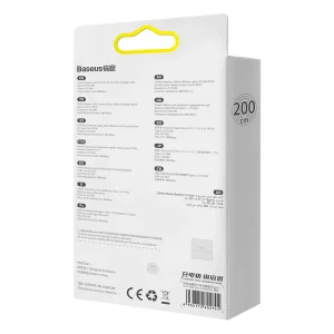 کابل تبدیل USB-C به لایتنینگ باسئوس مدل CAJY000301 طول 2 متر