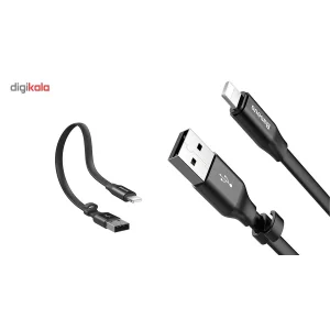 کابل USB به لایتنینگ باسئوس مدل Nimble طول 23 سانتی متر