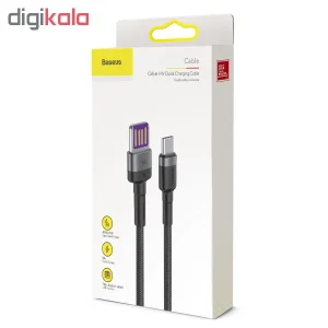 کابل تبدیل USB به USB-C باسئوس مدل CATKLF-PG1 طول 1 متر