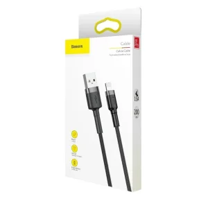 کابل تبدیل USB به لایتنینگ باسئوس مدل CALKLF-CG1 Cafule Cable طول 2 متر