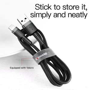کابل تبدیل USB به لایتنینگ باسئوس مدل CALKLF-CG1 Cafule Cable طول 2 متر