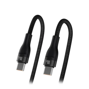 کابل تبدیل 1 به 2 USB-C باسئوس مدل CB00035 طول 1.5 متر