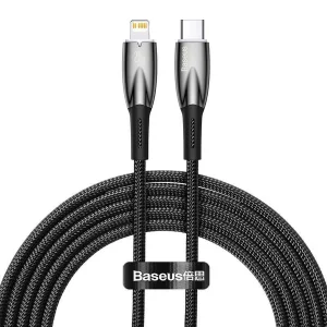 کابل USB-C به لایتنینگ باسئوس مدل Glimmer Series طول 2 متر