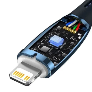 کابل USB-C به لایتنینگ باسئوس مدل Glimmer Series طول 2 متر