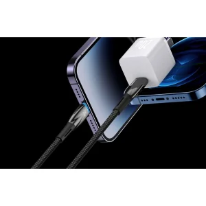 کابل USB-C به لایتنینگ باسئوس مدل Glimmer Series طول 2 متر