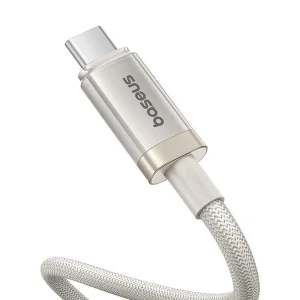 کابل تبدیل USB-C به لایتنینگ بیسوس مدل Titanium Series 20W طول 2 متر