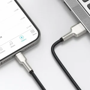 کابل تبدیل USB به لایتنینگ باسئوس مدل CALJK-01 طول 0.25 متر