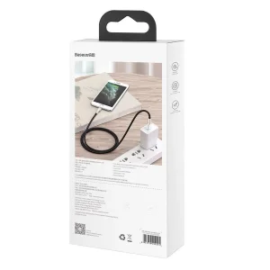 کابل تبدیل USB به لایتنینگ باسئوس مدل CALJK-01 طول 0.25 متر