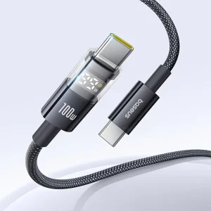 کابل تبدیل USB-C بیسوس مدل Display 2 Fast Charging طول 2 متر