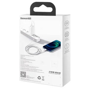 کابل تبدیل USB به لایتنینگ باسئوس مدل FAST-CALYS طول 2 متر