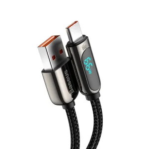 کابل تبدیل USB به USB-C باسئوس مدل CATSD-M Type-C 66W 6A طول 1 متر