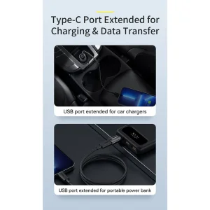مبدل USB 3.1 به USB-C بیسوس مدل 10Gbps-OTG