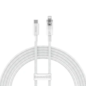 کابل تبدیل USB-C به لایتنینگ باسئوس مدل Baseus Explorer Series CATS010202 طول 1 متر