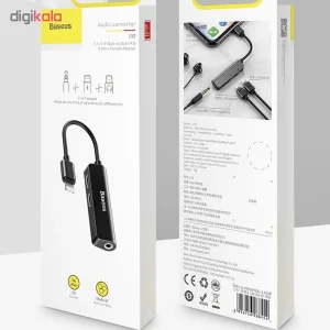 مبدل 1 به 3 لایتنینگ/AUX باسئوس مدل L-52