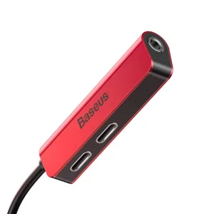 مبدل 1 به 3 لایتنینگ/AUX باسئوس مدل L-52