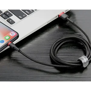 کابل تبدیل USB به لایتنینگ باسئوس  مدل CALKF-CG1 طول 2 متر