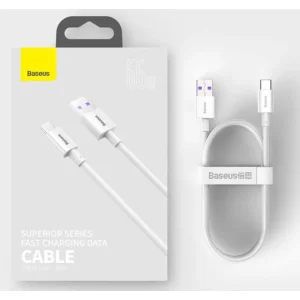 کابل USB به USB-C باسئوس مدل (CATYS-A02 (6A 66W طول 2 متر