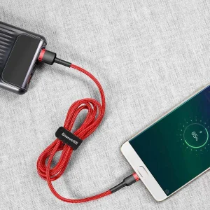 کابل تبدیل USB به microUSB باسئوس مدل CAMKLF-CG1 طول 2 متر