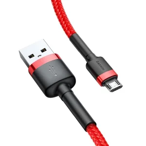 کابل تبدیل USB به microUSB باسئوس مدل CAMKLF-CG1 طول 2 متر