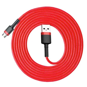 کابل تبدیل USB به microUSB باسئوس مدل CAMKLF-CG1 طول 2 متر